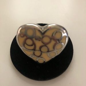 Sterling Silver Heart Shape Ring